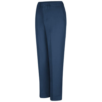 Women's Elastic Insert Work Pant by Red Kap – 6 Tall, Polyester, Navy, Model PT61NV 06 32