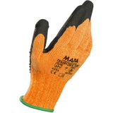 MAPA Temp-Dex Plus 720 Nitrile Mediumweight Glove by MAPA Professional – 11, Nitrile, Orange, Model 720121