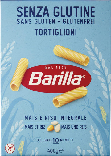 Tortiglioni Pasta Gluten Free 400g by Barilla – 14.1 Ounce (Pack of 1), Model TRT400GF