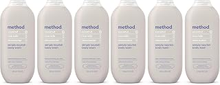 Method Body Wash,Simply Nourish,Paraben and Phthalate Free,18 oz,(Pack of 6)
