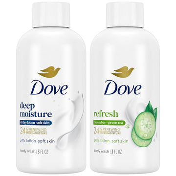 Travel Body Wash Set by Dove – Model DVE-011111172661-011111172654