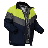6464 Insulated Freezer Jacket with AmpliFire Heat Reflective Lining by Ergodyne – X-Large, Nylon, Navy, Model 41135