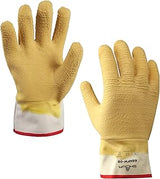 SHOWA 68NFW Fully Coated Natural Rubber Latex Cut Resistant Safety Glove with Kevlar Liner, Large (12 Pair)