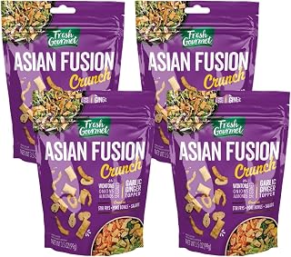 Fresh Gourmet Asian Fusion Crunch 3.5 Ounce (Pack of 4)