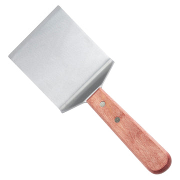 Blade Steak/Burger Turner4-Inch by 3.75-Inch by Winco – Medium, Stainless Steel, Stainless Steel, Brown, Model TN46