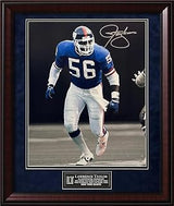 Lawrence Taylor Autograph Photo Uniform Spotlight 23×27 New England Picture Authentication - Autographed NFL Jerseys