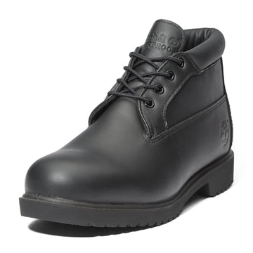 Men's TBL 1973 Newman Mid Lace Up Waterproof Boot by Timberland – 7.5, Leather, Black