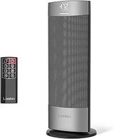 Lasko Ellipse Ceramic Tower Space Heater - 18” - CT18951 - Silver