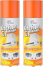 All Purpose Cleaner 2 PCS, Heavy Duty Degreaser Cleaner Spray, Lemongrass Scent Oven Cleaner Clean Up Kitchen Oil Stains Cleaning Tools For Stove Top & Induction Cooktop and Grill