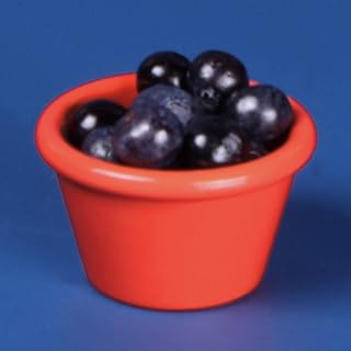 Elite Global Solutions R15SM-SC Ramekin, 2 3/8" Dia. x 1 1/4" h., Melamine, Spring Coral (Pack of 6)