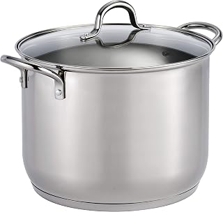 Tramontina 16-Quart Stainless Steel Stock Pot with Lid
