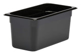 Food Pan 1/3 X 6" Camwear Black Case of by Cambro – 6 inches, Stainless Steel, Black, Pack of 6, Model 36CW110