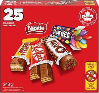 Nestle Nestlé Assorted Mini Chocolate Bars, 25pcs, 248g