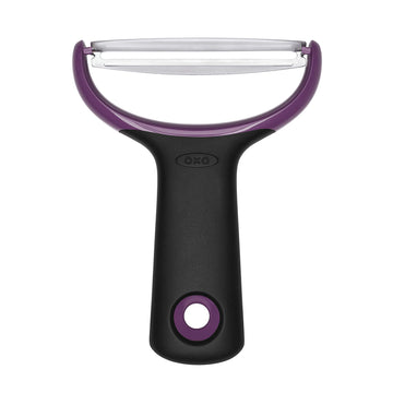 Good Grips Large Vegetable Y Prep Peeler by OXO – Stainless Steel, Black, Model 11244500
