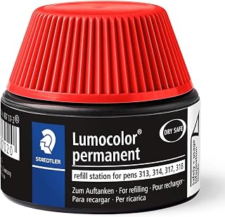 STAEDTLER Lumocolor Permanent Refill Station 487 17-2 for Permanent Universal Pens - Red