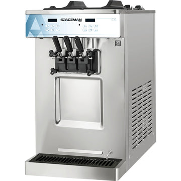 Spaceman Soft Serve Ice Cream Machine, 17 qt., 208-230V - 38 1/2"