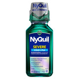 NyQuil SEVERE Cold and Flu Relief Liquid Medicine by Vicks – 8 Fl Oz (Pack of 1), Model Vicks Nyquil Relief