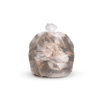40-45 Gallon Trash Bags - 22 Mic by Inteplast – 150 Count (Pack of 1), 45.0 pounds, Plastic, Clear