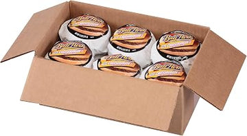 Ball Park Flame Broiled Cheeseburger Sandwiches Pack - 12 Count Delicious Individually Wrapped Microwaveable Frozen Slider Sandwiches - Quick Hot Lunch Snack for Kids & Adults (4.306 Oz Each)