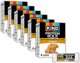KIND Protein MAX Bars, Sweet & Salty Caramel Peanut Crisp, Gluten Free, Low Sugar, High Fiber Snacks, 20g Protein, 24 Count