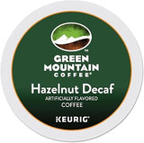 Green Mountain Coffee Roasters Green Mountain Coffee Hazelnut Decaf, Light Roasted, K-Cup Portion Pack for Keurig K-Cup Brewers, 24-Count