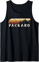 Packard, WA Vintage Evergreen Sunset Eighties Retro Tank Top