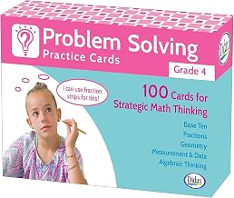 Didax Problem Solving Practice Cards, Grade 4
