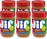 Jif Creamy Peanut Butter, 16 Oz. Jar (Pack of 6)