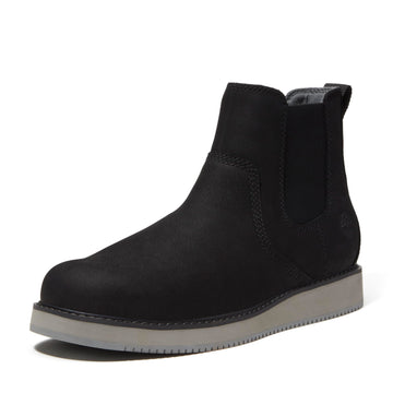 Men's Redwood Edge Chelsea Boot by Timberland – 9, Leather, Black Nubuck