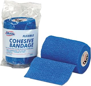 First Aid Only First-Aid Refill Flexible Cohesive Bandage Wrap, 3" X 5 Yd, Blue