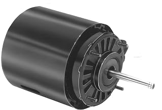 Fasco D477 3.3" Frame Open Ventilated Shaded Pole Refrigeration Fan Motor with Sleeve Bearing, 1/35HP, 1550rpm, 208-230V, 60Hz, 0.75 amps