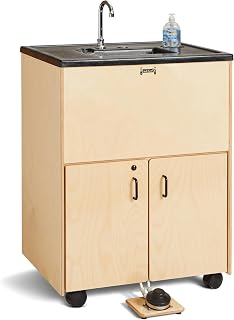 Jonti-Craft 1386JC Clean Hands Helper – Nonelectric - 38" Counter - Plastic Sink