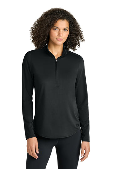 Women's Regain 1/2-Zip - Lightweight Athletic Pullover by OGIO – Medium, Blacktop, Model LOG172