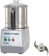 Robot Coupe R401B Commercial Food Processor, 1.5 HP, 4.5 Qt Stainless Bowl