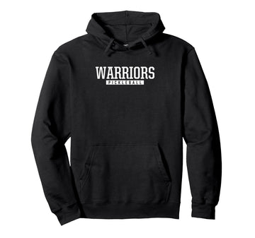 Curtis High School Pickleball HS Pullover Hoodie by Curtis Warriors Official High School Gear – Polyester, Black, Model AMYP0QAJ374