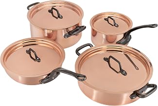 Matfer Bourgeat Copper Cookware Set, Set of 8