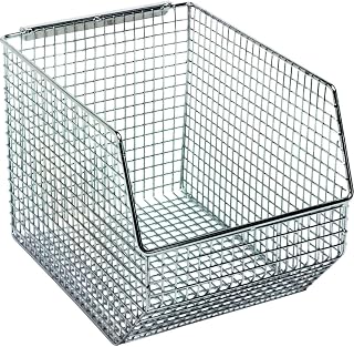 QUANTUM STORAGE SYSTEMS B1775850 Wire Mesh Bin - 10.5 x 8 x 7 in. - Chrome