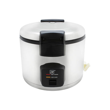 33 cups rice cooker/warmer by Thunder Group – 33.0 cups, Stainless Steel, Silver, Model SEJ60000