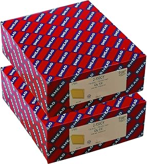 SMEAD Reinforced Top Tab Colored File Folders FOLDER,STR CUT,LGL,YW (Pack of2)
