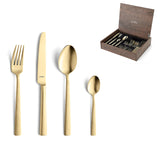 VENTURA Cutlery Set for 6 People by Amefa – Stainless Steel, Gold, Model 1924AUMDF3C40