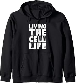 Living the Cell Life - Guard Humor Zip Hoodie