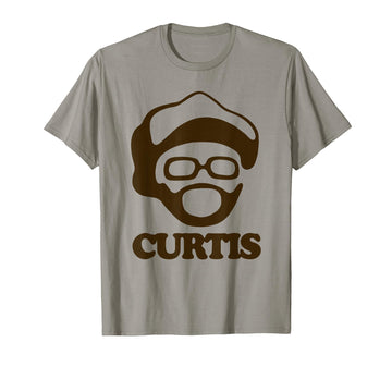 CURTIS T-Shirt by Curtis Mayfield – Cotton, Black, Model J8R0J89JZA9