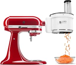 KitchenAid Food Processor Attachment, KSM1FPA | Fits all KitchenAid Stand Mixers, Wide Feed Tube, includes slicing, shredding and julienne discs