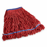 Pro Commercial Looped End Wet Mop Head by Glownary – Red, Model 27132rd1ryn