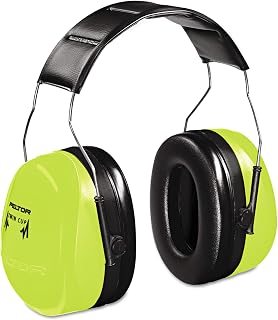 Peltor 3M High-Visibility Ear Protector - Green, NRR 30dB, Model Number H10A-HV
