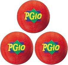 Dick Martin Sports MASPG10R-3 Martin Sports 10-Inch, Nylon/Rubber Playground Ball, Red, Pack of 3 (MASPG10R-3)