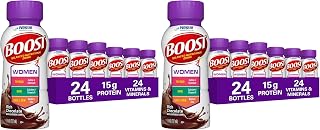 BOOST Women Balanced Nutritional Drink,Rich Chocolate,8 fl oz,(Pack of 48)
