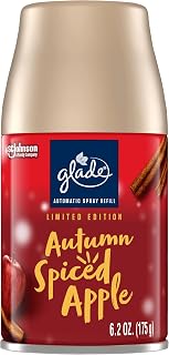 Glade Automatic Spray Refill, Air Freshener for Home and Bathroom, Autumn Spiced Apple, 6.2 Oz