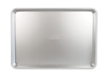Bakeware Traditional Aluminized Steel Uncoated Extra Large Baking Sheet Pan by USA Pan – XL Sheet, ALUMINIZED STEEL, Natural Metal, Model 1055HS-UN-6