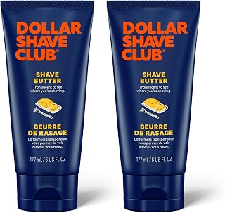 Dollar Shave Club Shave Butter 6 oz (2 Pack) | Shaving Cream Alternative